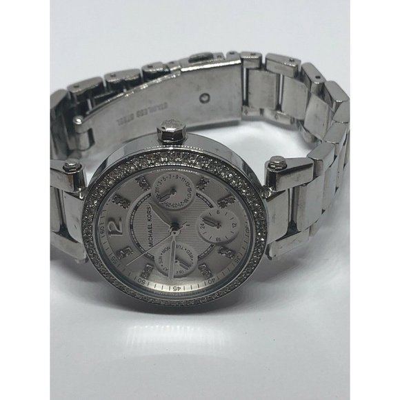 Michael Kors MK5615 Womens Silver Stainless Steel